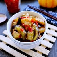 夏日素食剁椒蒜蓉茄子