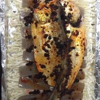 辣酱烤黄鱼