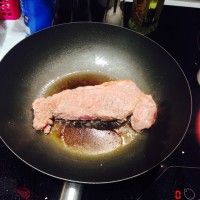 煎牛扒（拌蘑菇汁）