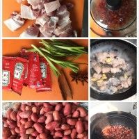 红烧肉扣花生