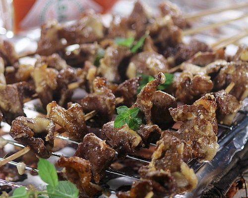 花生酱烤肉串