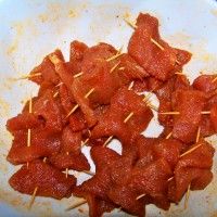 波浪牙签肉