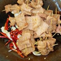 波浪牙签肉