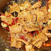 波浪牙签肉
