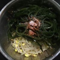 凉拌海带豆芽紫菜
