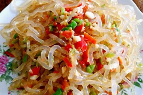 夏日时光凉拌海蜇丝