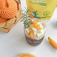 做正宗橘子雪山奶油咖啡的图片步骤8