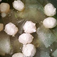 做正宗冬瓜鸡肉丸汤的图片步骤8
