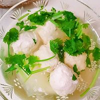 做正宗冬瓜鸡肉丸汤的图片步骤9