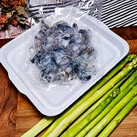 做正宗白灼芦笋虾仁的图片步骤1