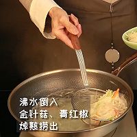 做正宗金针菇炒牛肉的图片步骤3