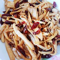 做正宗干煸杏鲍菇的图片步骤14