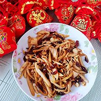 做正宗干煸杏鲍菇的图片步骤15