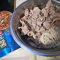 做正宗肥牛炒金针菇的图片步骤4