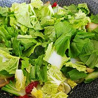 做正宗蒜辣肉香奶白菜的图片步骤7