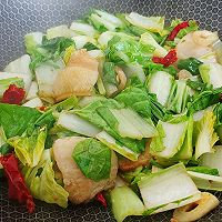 做正宗蒜辣肉香奶白菜的图片步骤8
