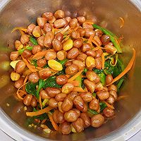 做正宗凉拌菠菜花生米的图片步骤7