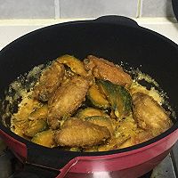 做正宗咸蛋黄焗鸡翅南瓜的图片步骤11