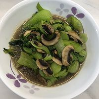 做正宗青菜蘑菇的图片步骤5