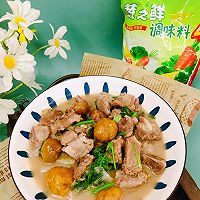 做正宗板栗烧排骨的图片步骤16