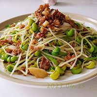 做正宗椒蒜肉肉黑豆苗的图片步骤8