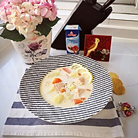 做正宗北欧三文鱼浓汤的图片步骤15