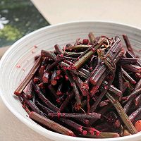 做正宗红糟炒蕨菜的图片步骤7