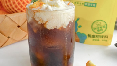 橘子雪山奶油咖啡