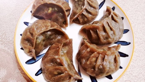 荞麦面茴香馅蒸饺