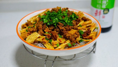 蒜蓉肉末蒸粉丝
