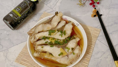 清蒸鲩鱼块