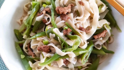 豆角焖面（挂面）