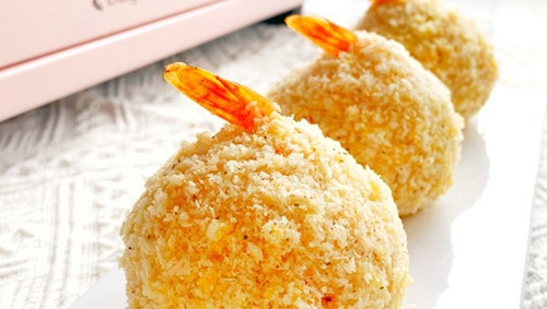 芝士土豆虾球
