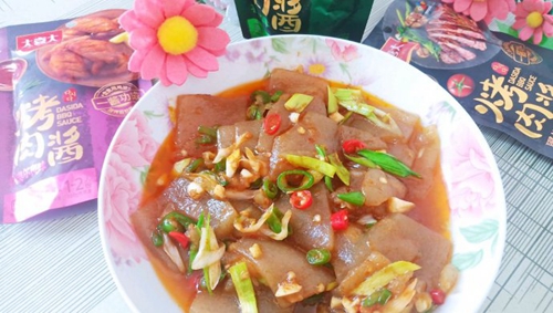 媲美烧烤店的大喜大酱炒魔芋