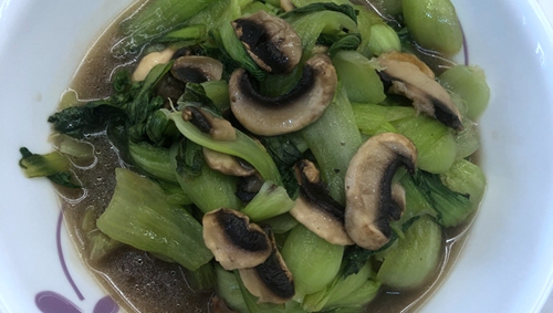 青菜蘑菇