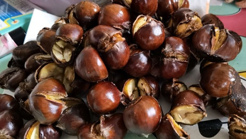 烤箱烤板栗