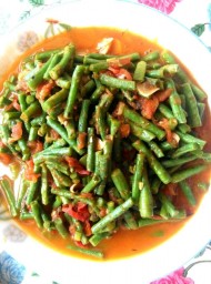番茄炒豇豆