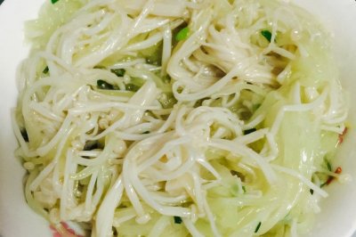 凉拌金针菇