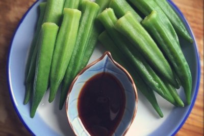 夏日素食清煮秋葵