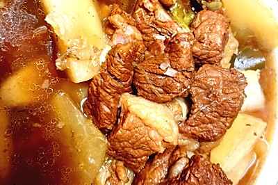 简易版萝卜炖牛肉