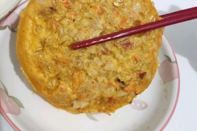 低脂燕麦鸡蛋饼