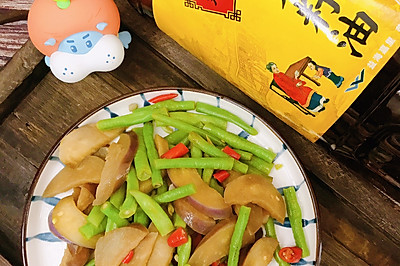 豇豆炒茄子